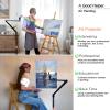 Smart Art Projector for Tracing Drawing Painting, Desktop Wall Canvas Projection with Remote Control & Stand, Smart Sketch Projector, Drawing Tool with Adjustable Size (White 1.95m) view 3