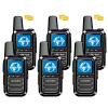 Global Lifetime Free Walkie Talkies Unlimited Range 4G LTE PoC(Push-to-Talk Over Cellular) Radios Nationwide PTT Two Way Radios Long Distance for Family, Logistics, Company 6pcs with sim Card view 1
