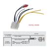 10 Pin Car Radio Stereo Amplifier Power Harness Sub-woofer RCA Compatible With Pioneer TS-WX1210A TS-WX101A TS-WX300TA TS-WX300A TS-WX400DA(B-Bold Gild 30cm) view 4