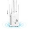 WiFi Extender 6 Antenna, Long Range Outdoor WiFi Booster & Amplifier, Wireless Repeater Extender with Ethernet Port for PC, Outdoor Coverage, Enhanced Network Range(2PCS) view 2