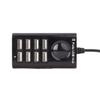APGLSXY USB 2.0 Hub 8 Socket Fast Speed 480Mbps Data Transfer Cable 100CM Cable Included for Various USB Devices view 1