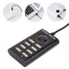APGLSXY USB 2.0 Hub 8 Socket Fast Speed 480Mbps Data Transfer Cable 100CM Cable Included for Various USB Devices view 4