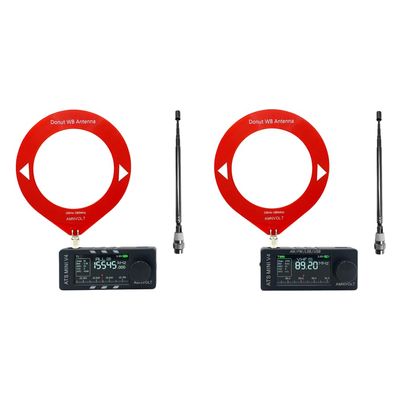 AMNVOLT V4 ATS MINI Radio IPS Screen Si4732 DSP Radio AM FM Receiver (Plastic)