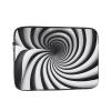 10 Inch Shockproof Laptop Bag, Full Width Spiral Optical Illusion Gif Print Handbag Suitable For Business And Daily Use view 1