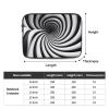 10 Inch Shockproof Laptop Bag, Full Width Spiral Optical Illusion Gif Print Handbag Suitable For Business And Daily Use view 4