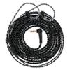 1.5 Meter TFZ-Pins in Ear Monitor Cable KBEAR KS1 IEM Extension Headphone Cable Cords for CCZ Melody/DC01 PRO/MC02/DC02/DC03/NC01/KS2/Storm, CCZ 4N OFC Silver-Plated Wire (Inky, TFZ-Pin, 3.5mm Plug) view 1