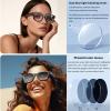 AI Smart Live Streaming Glasses  8MP Camera, Live Streaming, Voice AI, 130-Language Translation, Smart Recognition, Wi-Fi, Photochromic Lenses, Blue Light Blocking, 16GB, 7H Music, Light Frame view 2