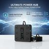 2026 Upgraded 16-in-1 Power Strip with Switch & Surge Protection, ETL Listed Fireproof Power Strip, 6.6FT Flat Plug Power Strip - 12 AC Outlets & 2 USB-C, 2 USB-A with Overload Protection (White) view 4