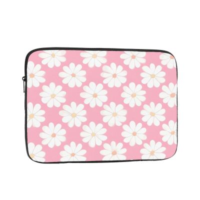 10 Inch Portable And Shockproof Laptop Bag With Unique Camellia Pattern Print, For Work, University, And Commuting