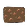 13 Inch Portable And Shockproof Laptop Bag With Unique Chocolate Squares Cake Print, For Work, University, And Commuting view 1