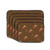 13 Inch Portable And Shockproof Laptop Bag With Unique Chocolate Squares Cake Print, For Work, University, And Commuting view 2