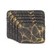 13 Inch Portable And Shockproof Laptop Bag With Unique Golden Leaf Print, For Work, University, And Commuting view 2