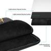 13 Inch Portable And Shockproof Laptop Bag With Unique Golden Leaf Print, For Work, University, And Commuting view 3