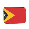 13 Inch Portable and Shockproof Laptop Bag with Unique Flag of Timor-Leste Print, for Work, University, and Commuting view 1