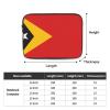 13 Inch Portable and Shockproof Laptop Bag with Unique Flag of Timor-Leste Print, for Work, University, and Commuting view 4
