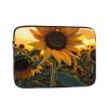 17 Inch Portable And Shockproof Laptop Bag With Unique Farm Sunflower Print, For Work, University, And Commuting view 1