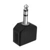 HHBL8I Y-Splitter 6.35mm to 6.35/3.5mm Cable Stereo/Mono Male to Two Female Audio Adapter(6.35Mono-3.5mm,5PCS) view 1