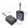 HHBL8I Y-Splitter 6.35mm to 6.35/3.5mm Cable Stereo/Mono Male to Two Female Audio Adapter(6.35Mono-3.5mm,5PCS) view 4