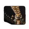 12 Inch Shockproof Laptop Bag, Full Width Mr. Dancing Tiger Print Handbag Suitable For Business And Daily Use view 3