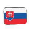10 Inch Portable And Shockproof Laptop Bag With Unique Flag Of Slovakia Print, For Work, University, And Commuting view 1