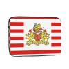 12 Inch Portable And Shockproof Laptop Bag With Unique Flag Of The Senate Of Bremen Print, For Work, University, And Commuting view 1