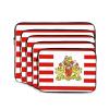 12 Inch Portable And Shockproof Laptop Bag With Unique Flag Of The Senate Of Bremen Print, For Work, University, And Commuting view 2