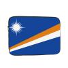 10 Inch Portable and Shockproof Laptop Bag with Unique Flag of The Marshall Islands Print, for Work, University, and Commuting view 1