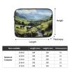 12 Inch Portable And Shockproof Laptop Bag With Unique Alpine Farm Cows Print, For Work, University, And Commuting view 4