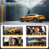 1080P Full View Car Dashcam System, 360 Car DVR WiFi 4 Channels Dash Cam Video Recorder with 64GB SD Card, Loop Recording Night Vision, Plug-in Power for Taxi and Family Vehicles (A# Quad Lens) view 3