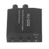 Acouto Stereo Music Preamplifier 2 in 2 Out Splitter with 3.5mm Interface and DC 12V Cables for Home Speakers view 1