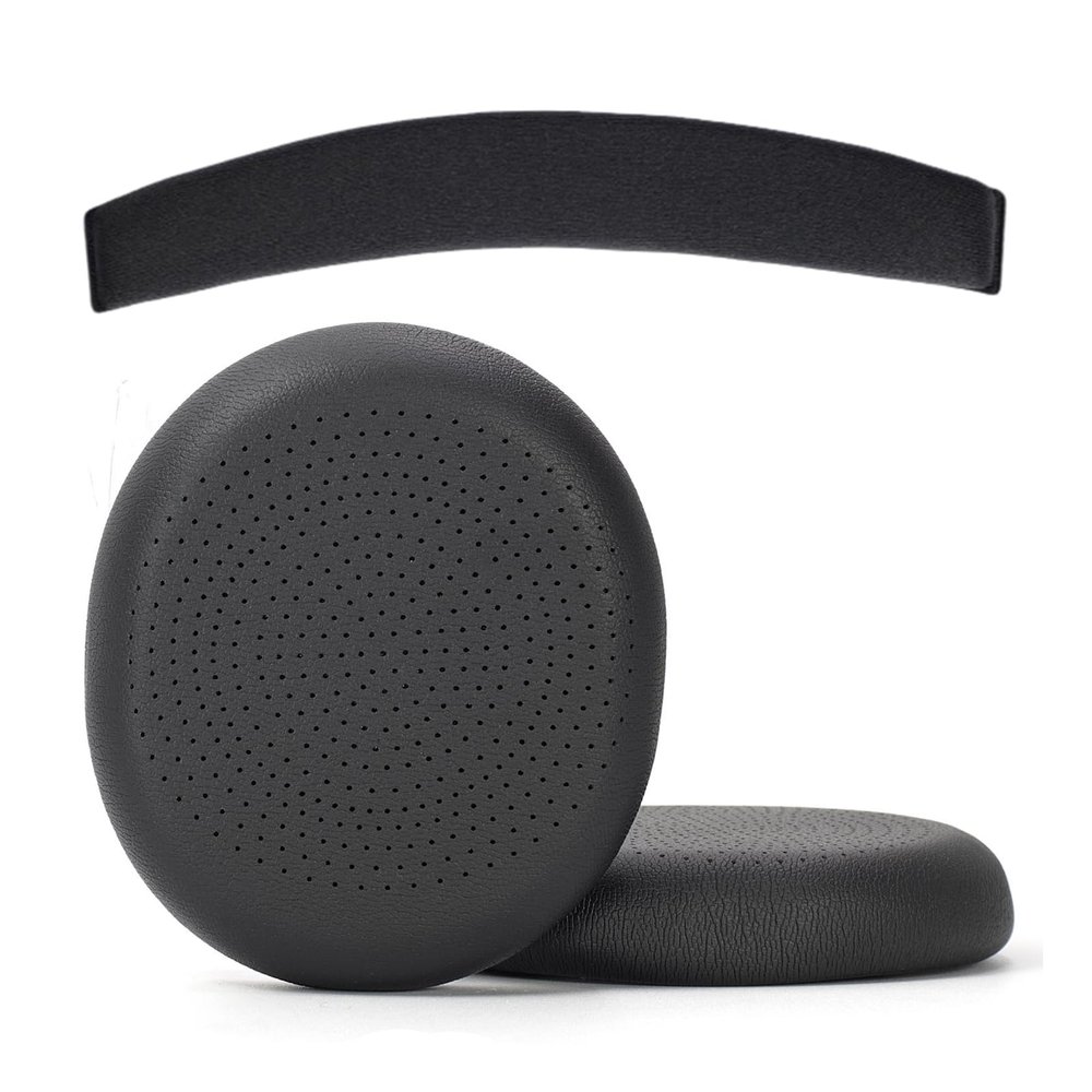 Breathable Replacement Ear Pad with Reinforced Headband Sound Claritys for H800 Headsets Replacement Ear Pad