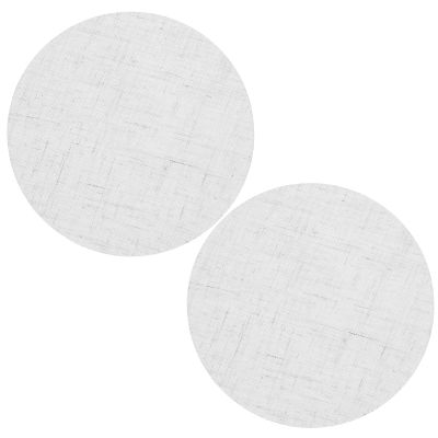 2pcs Heat-resistant Fabric Lampshade Diffuser Covers, Anti-dazzling Ceiling Light Filters and Eye Protection, 10cm Diameter with Double-sided Tape for Downlight Fixtures