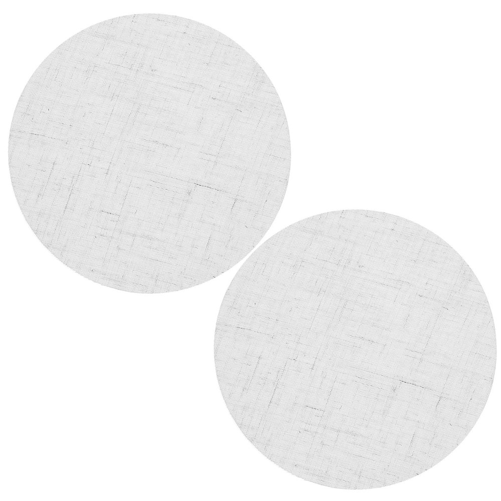 2pcs Heat-resistant Fabric Lampshade Diffuser Covers, Anti-dazzling Ceiling Light Filters and Eye Protection, 10cm Diameter with Double-sided Tape for Downlight Fixtures