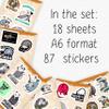 100Pcs Possum Stickers, Opossum Stickers - Possum Gifts - Opossum Party Decoration, Favors, Supplies view 2