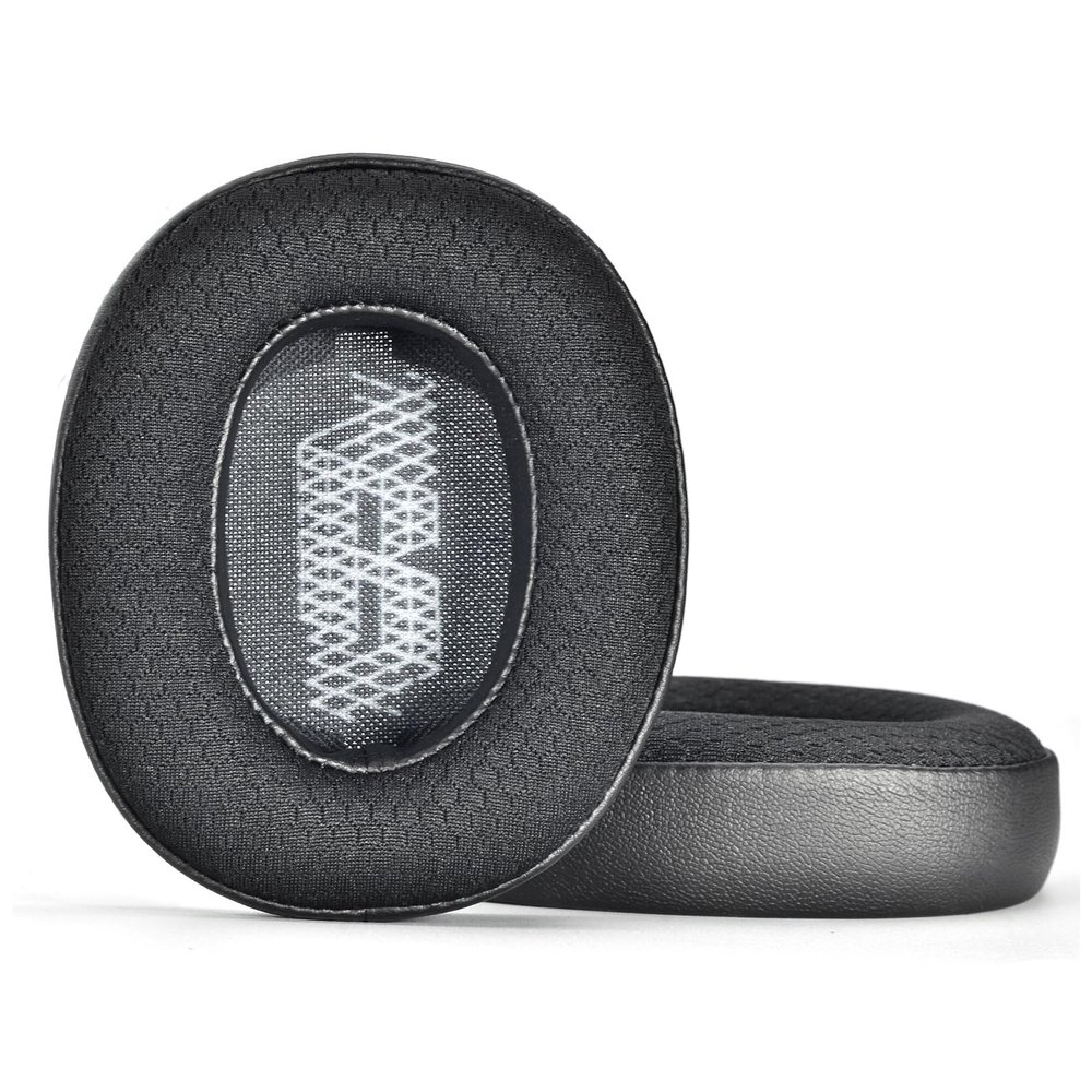 1 Pair Gaming Earpads Cushion Soccer Meshed Cloth PU Leather Earmuffs for LIVE500BTNC 500BT Headphones Repair Headphone Cover