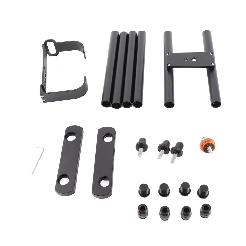 60cm Motorized Camera Slider, Professional Alloy Track Rail Camera Slider, Adjustable CNC Machined Rail with Anti - Shake Design for L5i Car and DSLR Cameras