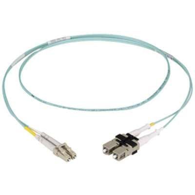 10-Gigabit Multimode Fiber Optic Patch Cable, 50-Micron, LC to LC, 1 Meter, EFNT010-001M-LCLC