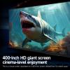 Denash AR Glasses, 1080P OLED Display, 3000-Nit Ultra-Bright, Up to 400" Virtual Screen, 0-600 Myopia Adjustment, All-in-One Immersive XR Glasses Built-in Speakers for iOS & Android view 4