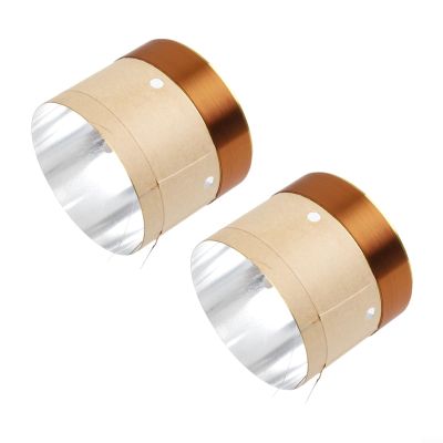 2-Layer Round Copper Wire Bass Speaker Voice Coil Replacement for 8 Ohm Woofer, 25.5mm to 75.5mm Loudspeaker Repair Parts, Speaker Driver Coil(65.5)