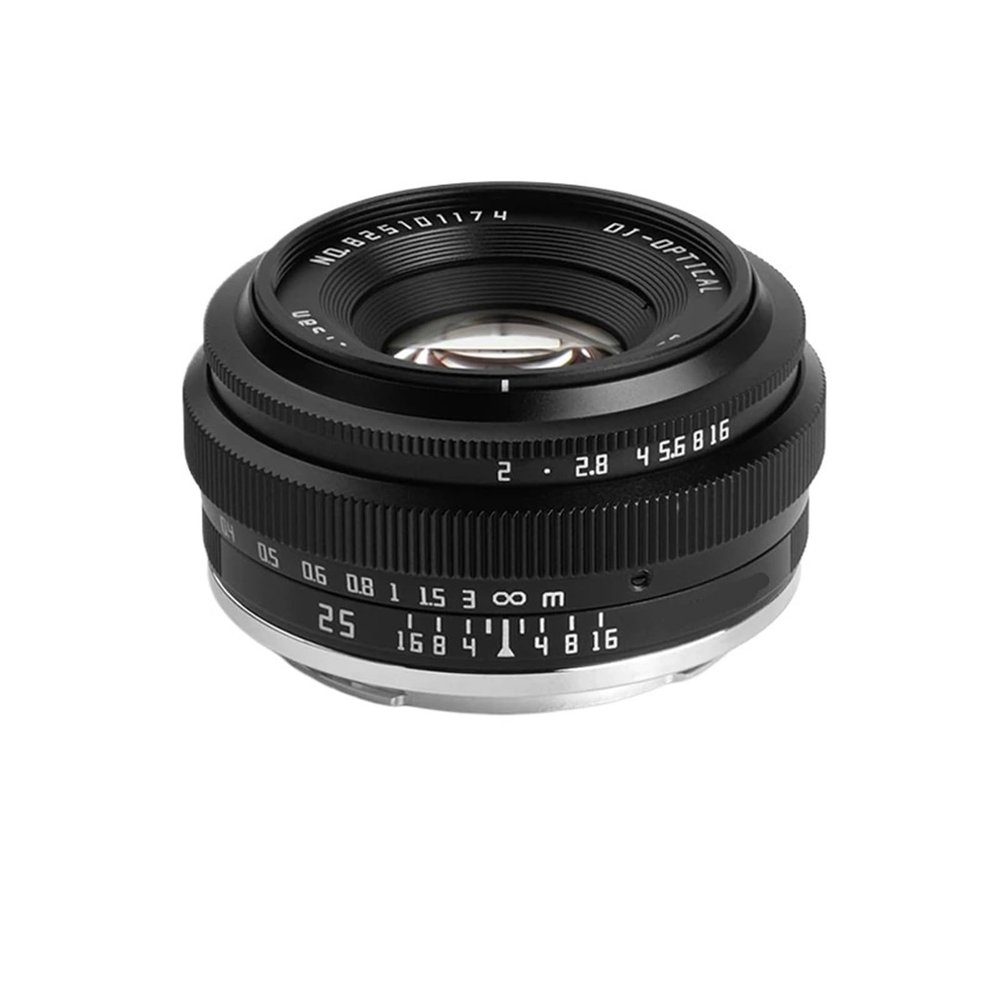 Camera Lens, 25mm F2 APS-C Frame Manual Focus Prime Lens,Compatible for Sony E A6000 A6400 Fuji XT30 XT4 XS10 XM5 Nikon Zfc Z8 Z9 M43(M4/3)
