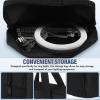 DOITOOL Portable 18-inch Ring Light Zipper Storage Bag Protective Carrying Case for Photography and Video Live Streaming Travel with Sturdy Handle view 3
