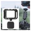 Camera Accessories, Metal Case Aluminum Cage with Lens Cover Quick Release Protective Frame Housing,Compatible for GoPro Hero 13/12/11/10/9,for Camera-cage view 4