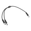 30CM DC5521 Power Splitter Cable 18AWG Male to Double Male 5.5x2.1mm for Electrical Equipment Power Supply Cord Charging Cable view 1