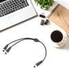 30CM DC5521 Power Splitter Cable 18AWG Male to Double Male 5.5x2.1mm for Electrical Equipment Power Supply Cord Charging Cable view 3