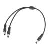 30CM DC5521 Power Splitter Cable 18AWG Male to Double Male 5.5x2.1mm for Electrical Equipment Power Supply Cord Charging Cable view 4