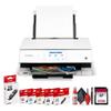 Canon PIXMA TS8820 Wireless All-in-One Inkjet Printer | Print Copy Scan | High-Resolution Photo Color Output for Home Office Creative Projects Everyday Documents + 32GB Card + More (8 Items) view 1