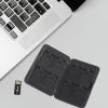 Alipis Memory Card Storage Box with 8 Slots Silver Holder Case for Digital Camera for Travel and Everyday Use view 3