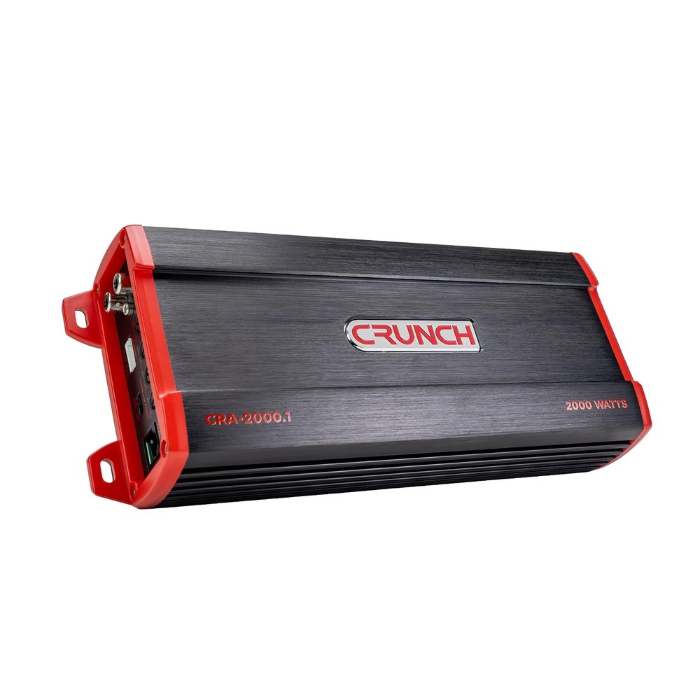 Crunch CRA-2000.1 CRA Series 1500 Watt Car Audio Mono Amplifier Class D