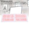 132 Keys French Keyboard Keycaps, Mechanical Keyboard Keycaps Set, French Layout ABS Keycaps for Backlit Keyboards, Durable and Comfortable Keycaps for 61 64 68 84 87 96 98 100 104 (Pink) view 2