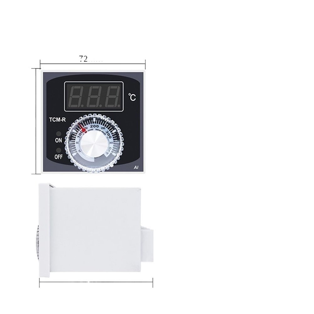 72*72mm K Type Input 0-399 Degree AC220V AC380V Digital Thermostat TCM-D TCM-K TCM-R Temperature Controller with Relay Output(TCM-R 0-400C,380V- J Input)